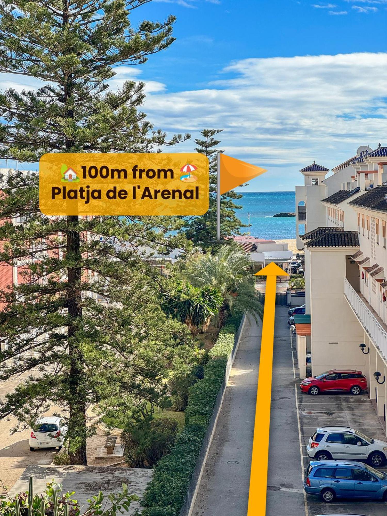 Studio Hola Arenal Platja de Larenal Eksteriør bilde